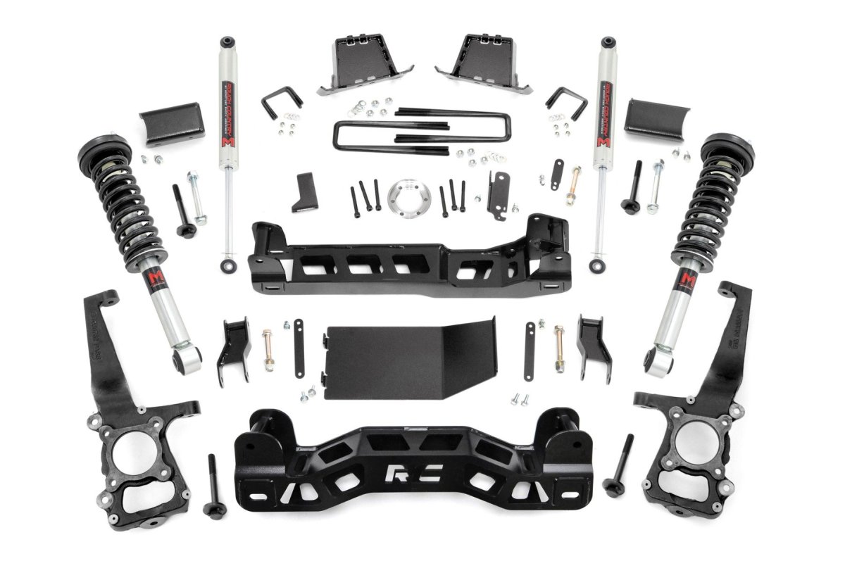 Ford F-150 Suspension Lift Kit - Rough Country - 6 Inch Lift Kit | M1 Struts/M1 - '09-'10